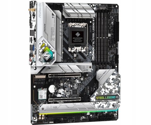ASROCK Płyta główna Z790 Steel Legend WIFI S1700 4DDR5 USB 3.2 ATX ASROCK Płyta główna Z790 Steel Legend WIFI S1700 4DDR5 USB 3.2 ATX