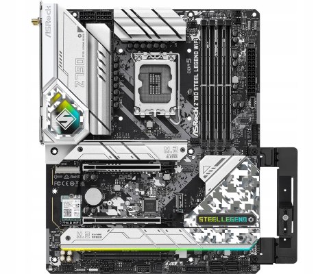ASROCK Płyta główna Z790 Steel Legend WIFI S1700 4DDR5 USB 3.2 ATX ASROCK Płyta główna Z790 Steel Legend WIFI S1700 4DDR5 USB 3.2 ATX