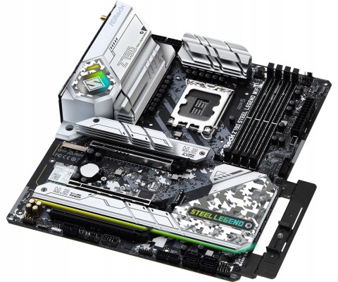 ASROCK Płyta główna Z790 Steel Legend WIFI S1700 4DDR5 USB 3.2 ATX ASROCK Płyta główna Z790 Steel Legend WIFI S1700 4DDR5 USB 3.2 ATX