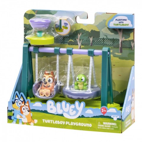 Bluey Zestaw z figurkami żółw i huśtawka Bluey Zestaw z figurkami żółw i huśtawka