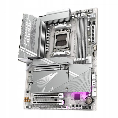 GIGABYTE Płyta główna X870 A ELITE WF7 ICE AM 5 4DDR5 HDMI/USB-C ATX GIGABYTE Płyta główna X870 A ELITE WF7 ICE AM 5 4DDR5 HDMI/USB-C ATX