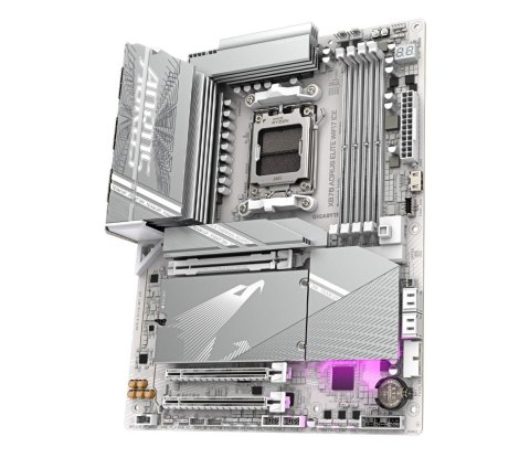 GIGABYTE Płyta główna X870 A ELITE WF7 ICE AM 5 4DDR5 HDMI/USB-C ATX GIGABYTE Płyta główna X870 A ELITE WF7 ICE AM 5 4DDR5 HDMI/USB-C ATX