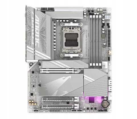 GIGABYTE Płyta główna X870 A ELITE WF7 ICE AM 5 4DDR5 HDMI/USB-C ATX GIGABYTE Płyta główna X870 A ELITE WF7 ICE AM 5 4DDR5 HDMI/USB-C ATX