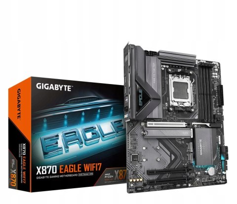 GIGABYTE Płyta główna X870 EAGLE WIFI7 AM5 4DDR5 HDMI/USB-C ATX GIGABYTE Płyta główna X870 EAGLE WIFI7 AM5 4DDR5 HDMI/USB-C ATX