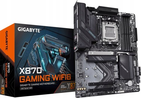 GIGABYTE Płyta główna X870 GAMING WIFI6 AM5 4DDR5 HDMI/USB-C ATX GIGABYTE Płyta główna X870 GAMING WIFI6 AM5 4DDR5 HDMI/USB-C ATX