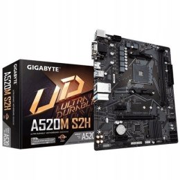 GIGABYTE Płyta główna A520M S2H AM4 2DDR4 M.2 HDMI/DVI mATX