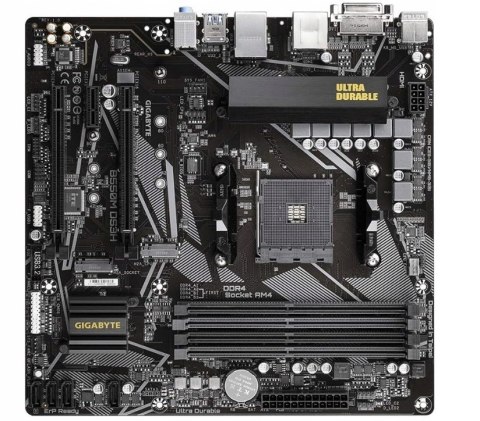 GIGABYTE Płyta główna B550M DS3H AM4 4DDR4 HDMI/DVI M.2 USB3.2 mATX GIGABYTE Płyta główna B550M DS3H AM4 4DDR4 HDMI/DVI M.2 USB3.2 mATX