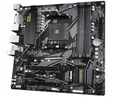 GIGABYTE Płyta główna B550M DS3H AM4 4DDR4 HDMI/DVI M.2 USB3.2 mATX GIGABYTE Płyta główna B550M DS3H AM4 4DDR4 HDMI/DVI M.2 USB3.2 mATX