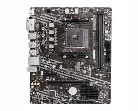 MSI Płyta główna A520M-A PRO AM4 2DDR4 DVI/HDMI USB 3.2 mATX MSI Płyta główna A520M-A PRO AM4 2DDR4 DVI/HDMI USB 3.2 mATX