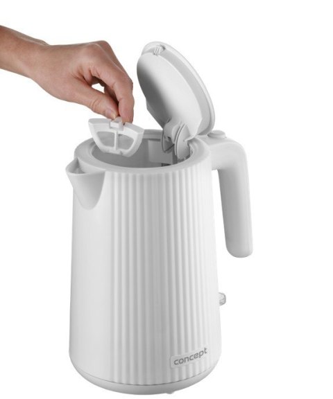 Czajnik plastikowy 1,7L RK2390 biały Czajnik plastikowy 1,7L RK2390 biały