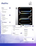 IPad Pro 13 cali Wi-Fi + Cellular 2TB - Srebrny Nano IPad Pro 13 cali Wi-Fi + Cellular 2TB - Srebrny Nano