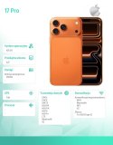 IPhone 17 PRO 256GB Kosmiczny pomarańcz