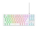 Podświetlana klawiatura gamingowa GTX 833 Thado TKL biała