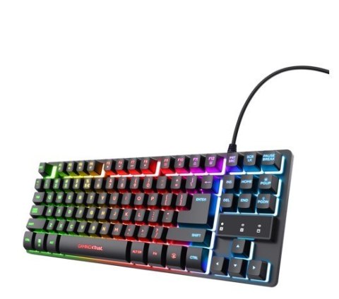 Podświetlana klawiatura gamingowa GTX 833 Thado TKL czarna Podświetlana klawiatura gamingowa GTX 833 Thado TKL czarna