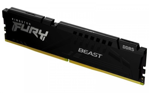 Pamięć DDR5 Fury Beast 16GB(1*16GB)/5200 CL40 czarna Pamięć DDR5 Fury Beast 16GB(1*16GB)/5200 CL40 czarna