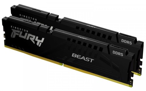 Pamięć DDR5 Fury Beast 32GB(2*16GB)/5200 CL40 czarna Pamięć DDR5 Fury Beast 32GB(2*16GB)/5200 CL40 czarna