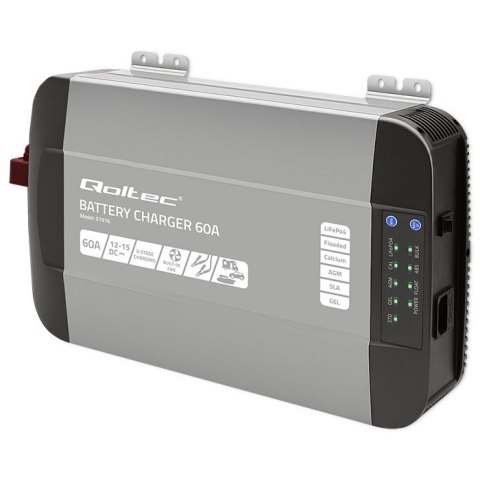 Inteligentna ładowarka do akumulatorów LiFePO4 AGM GEL SLA | 60A | 12V Inteligentna ładowarka do akumulatorów LiFePO4 AGM GEL SLA | 60A | 12V