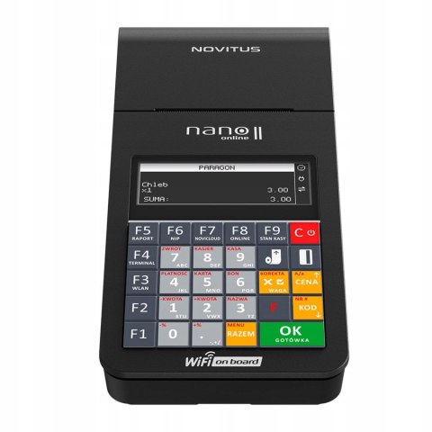 Kasa fiskalna Novitus NANO II + Programowanie + Fiskalizacja + Zgłoszenie