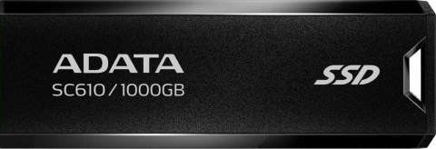 Dysk zewnętrzny SSD Adata SC610 1000GB USB3.2A czarny