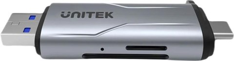 Unitek Czytnik kart SD/microSD USB-A 5Gbps/USB-C