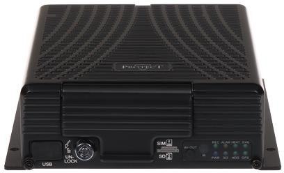 Rejestrator mobilny AHD, PAL, IP PROTECT-207 4 kanały
