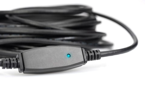 Kabel przedłużający USB 3.0 SuperSpeed Typ USB A/USB A M/Ż aktywny Czarny 10m Kabel przedłużający USB 3.0 SuperSpeed Typ USB A/USB A M/Ż aktywny Czarny 10m