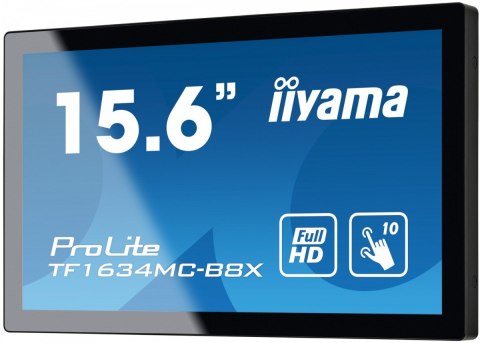 Monitor 15.6 cala TF1634MC-B8X IPS,poj.10pkt.450cd,IP65,7H,HDMI,DP Monitor 15.6 cala TF1634MC-B8X IPS,poj.10pkt.450cd,IP65,7H,HDMI,DP