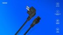 Kabel zasilający koniczynka, 3m, CL-158