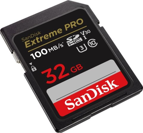 Karta pamięci Extreme Pro SDHC 32GB 100/90 MB/s V30 UHS-I U3 Karta pamięci Extreme Pro SDHC 32GB 100/90 MB/s V30 UHS-I U3