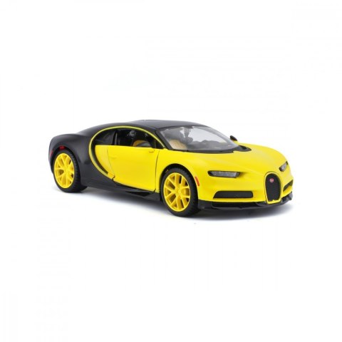 Model kompozytowy Bugatti Chiron żółto-czarny 1/24 Model kompozytowy Bugatti Chiron żółto-czarny 1/24