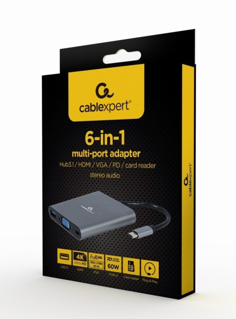 Adapter USB-C Hub HDMI USB-C PD VGA USB 3.0 Audio Card Adapter USB-C Hub HDMI USB-C PD VGA USB 3.0 Audio Card