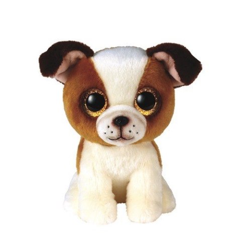 Maskotka TY Pies Hugo brązowo-biały 15 cm Maskotka TY Pies Hugo brązowo-biały 15 cm