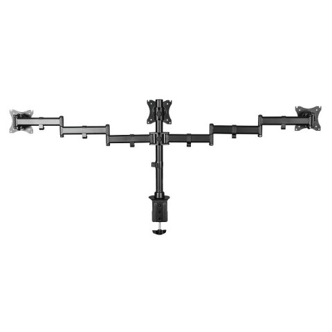 Uchwyt na 3 monitory, 13-27 cali, max. 3x8kg. Uchwyt na 3 monitory, 13-27 cali, max. 3x8kg.