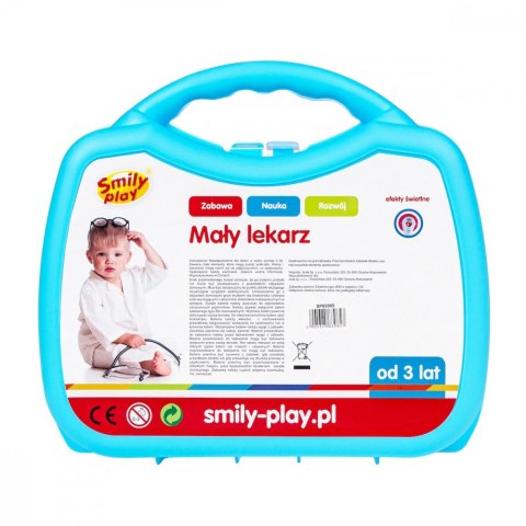 Walizka Mały lekarz niebieska